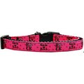 Mirage Pet Products Girls Rock Nylon Ribbon Dog Collar Medium Narrow 125-064 MDN